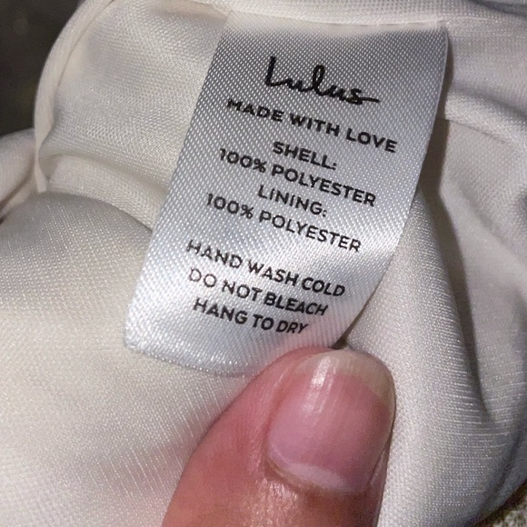 Shine for Us Cream Metallic Tropical Jacquard Mini Dress - Picture 4 of 4